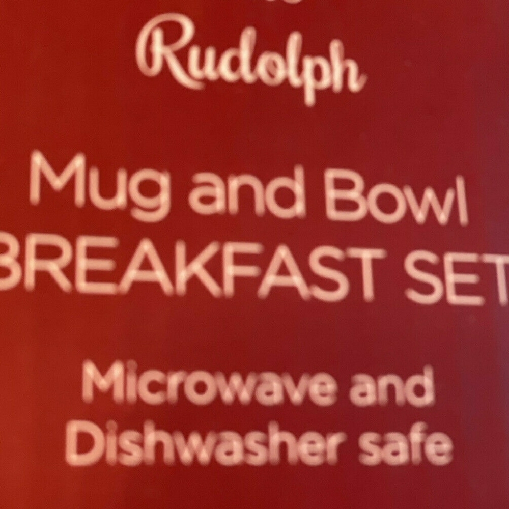 NEW! 🎄Mrs. Rudolph Mug and Bowl Breakfast Set🎄 - Picture 9 of 11